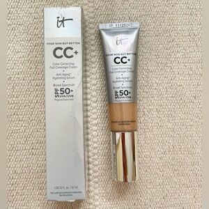 IT Cosmetics CC+ SPF 50 Neutral Tan Shade  1.08oz / 32ml New EXP 12/2024
